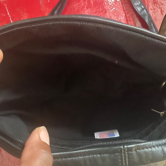 Genuine Soft Leather Vintage White Mountain Crossbody Purse - Picture 3 of 4